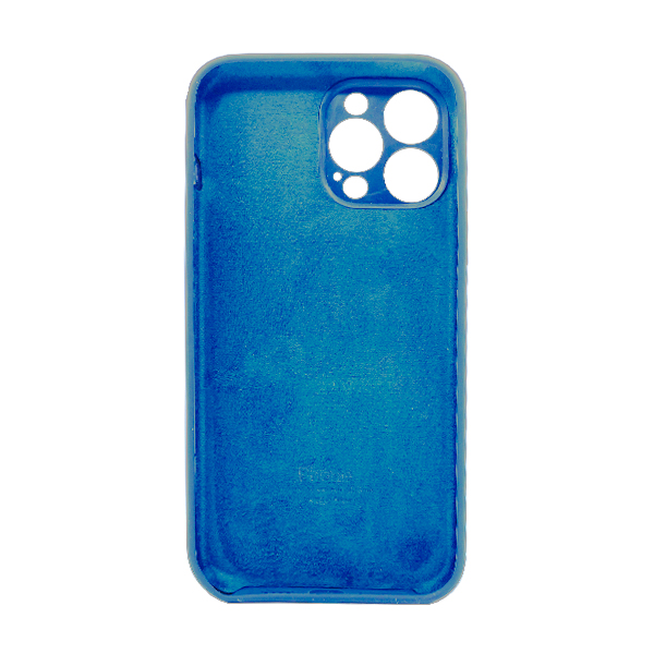 Чехол Soft Touch для Apple iPhone 13 Pro Max Capri Blue with Camera Lens Protection