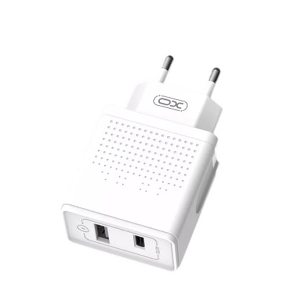 МЗП XO L43 1USB + PD3.0 3.4A 18W + Micro USB Cable White