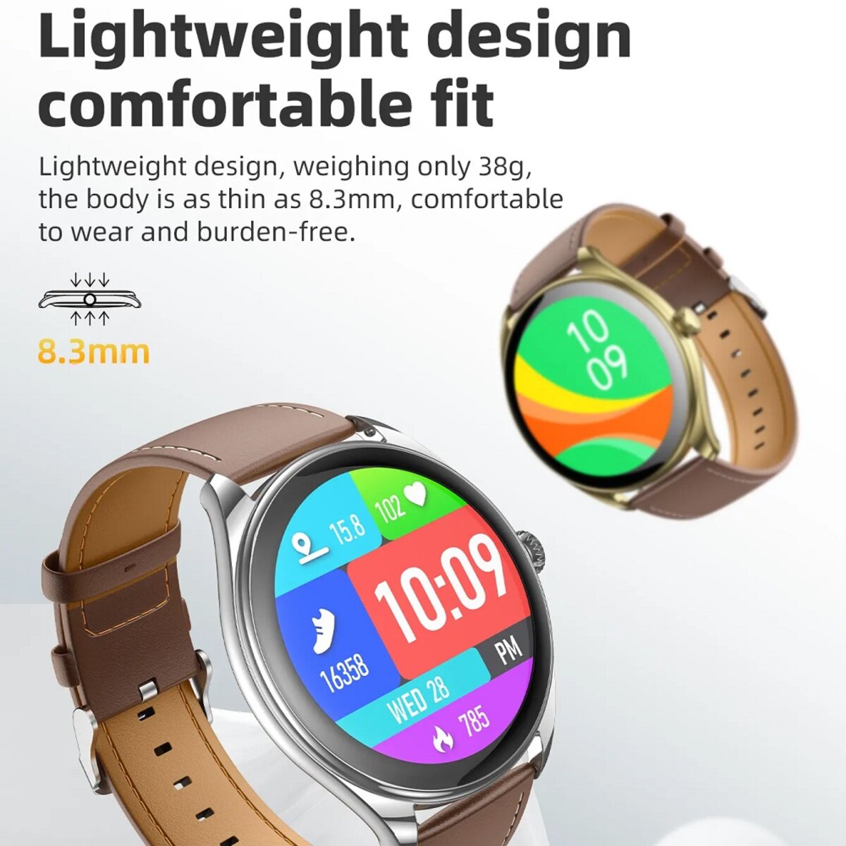 Смарт-годинник HOCO Y22 AMOLED Smart sports watch(call version) Silver
