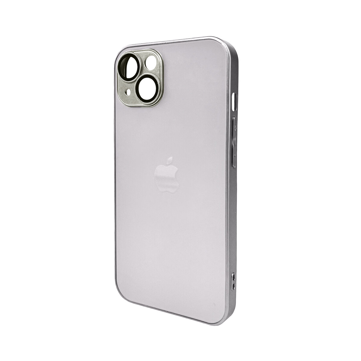 Чохол для смартфона AG Glass Matt Frame Color Logo for Apple iPhone 13 Titanium Grey