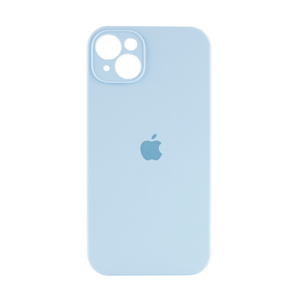 Чехол Soft Touch для Apple iPhone 13/14 Powder Blue with Camera Lens Protection Square