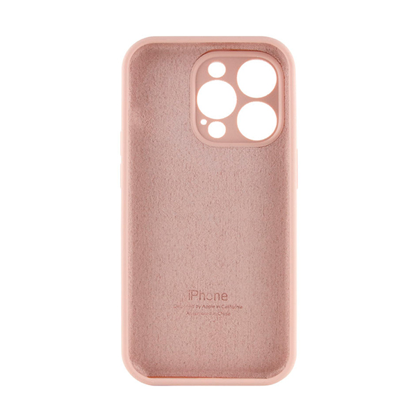 Чехол Soft Touch для Apple iPhone 14 Pro Max Pink Sand with Camera Lens Protection Square