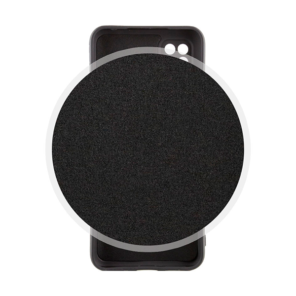 Чехол Original Soft Touch Case for Xiaomi Redmi 10с/Poco C40 Black with Camera Lens