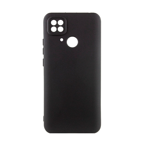 Чехол Original Soft Touch Case for Xiaomi Redmi 10с/Poco C40 Black with Camera Lens