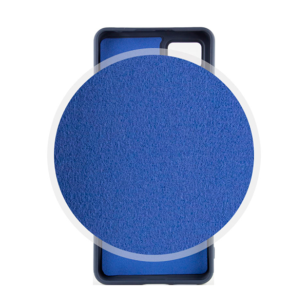 Чехол Original Soft Touch Case for Xiaomi Redmi Note11/Note11S Dark Blue with Camera Lens