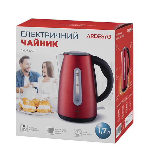 Электрочайник Ardesto EKL-F300R