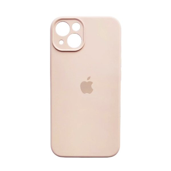 Чехол Soft Touch для Apple iPhone 13 Chalk Pink with Camera Lens Protection Square