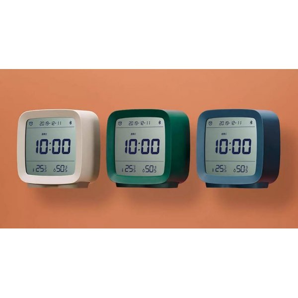 Часы с метеопоказаниями Xiaomi Qingping Bluetooth Alarm Clock (CGD1) Blue
