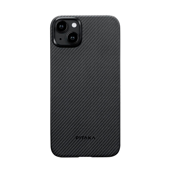 Чехол Pitaka iPhone 15 Case with MagSafe Black/Grey (KI1501MMP)