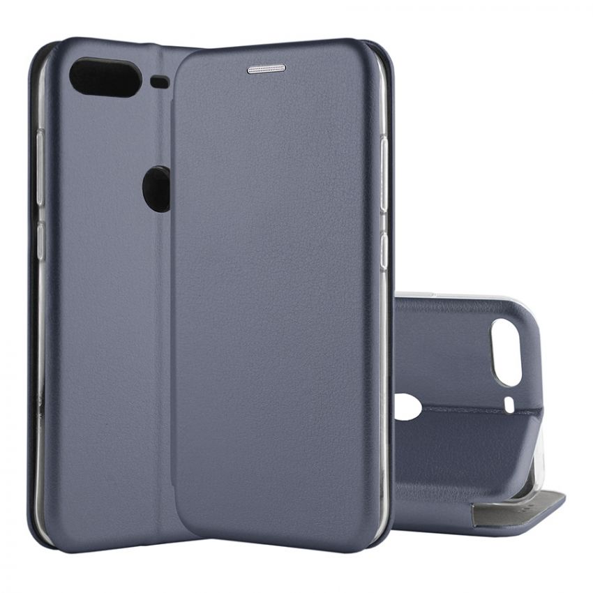 Чехол книжка Kira Slim Shell для Huawei Y7 2018 Dark Blue