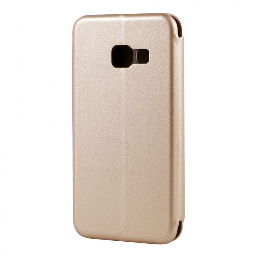 Чехол книжка Kira Slim Shell для Samsung A3-2017/A320 Gold