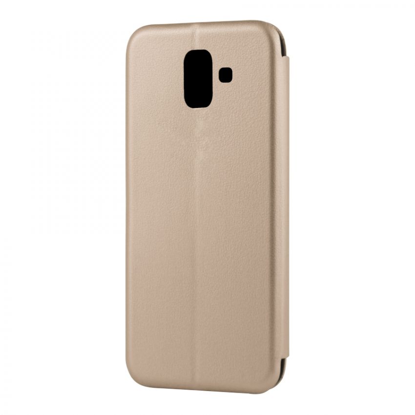 Чехол книжка Kira Slim Shell для Samsung A6-2018/A600 Gold