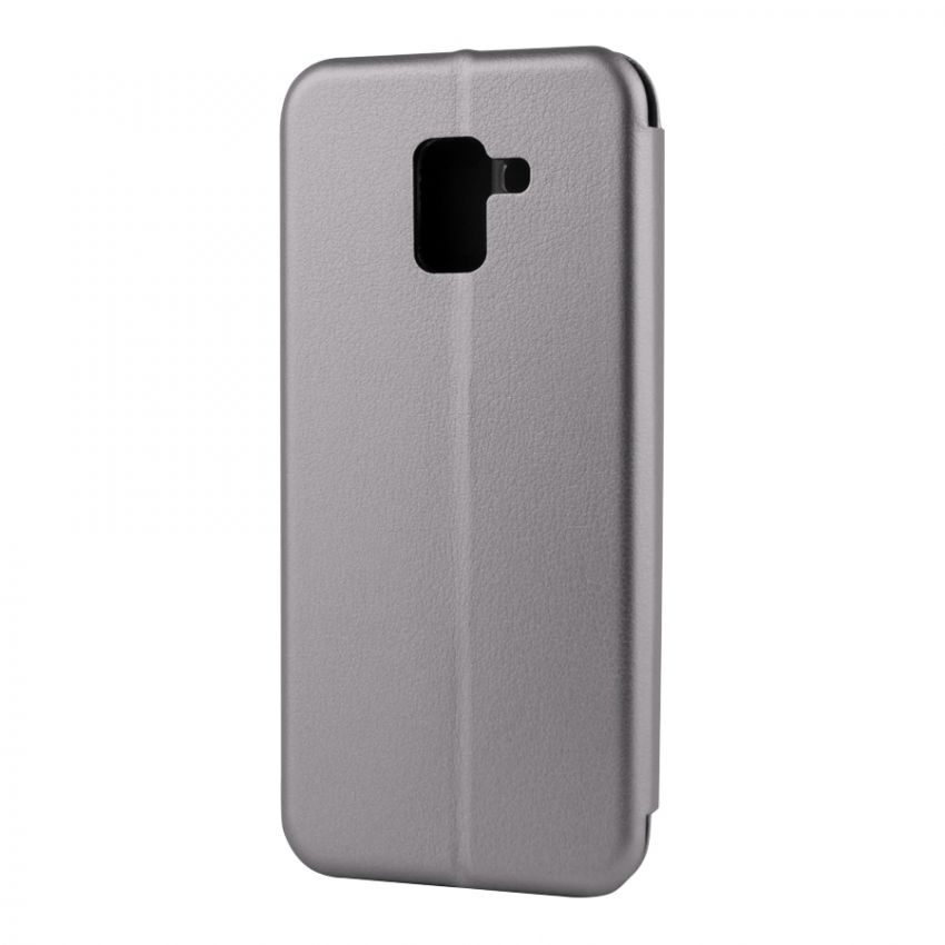 Чехол книжка Kira Slim Shell для Samsung A8 Plus 2018/A730 Grey