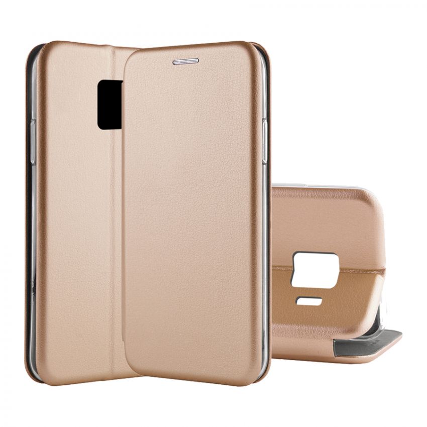 Чехол книжка Kira Slim Shell для Samsung J2 Core 2018/J260 Gold