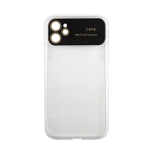 Чохол Silicon Sting Case iPhone 12 Clear with Camera Lens