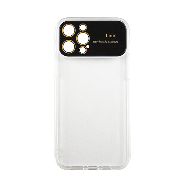 Чохол Silicon Sting Case iPhone 12 Pro Max Clear with Camera Lens