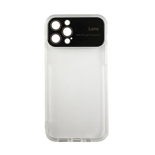 Чохол Silicon Sting Case iPhone 12 Pro Clear with Camera Lens