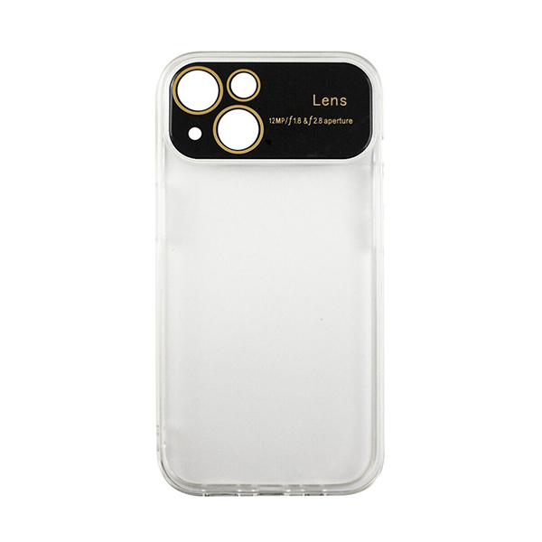 Чохол Silicon Sting Case iPhone 13 Clear with Camera Lens