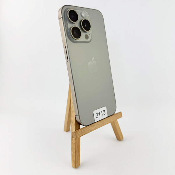 Apple iPhone 15 Pro 256GB Natural Titanium Б/У №3113 (Стан 8/10)