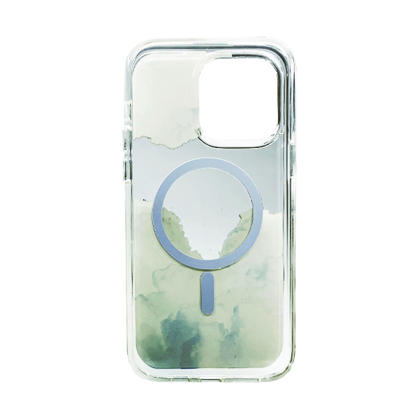 Чехол Wave Above Case для iPhone 14 Pro Clear with MagSafe Cloudy