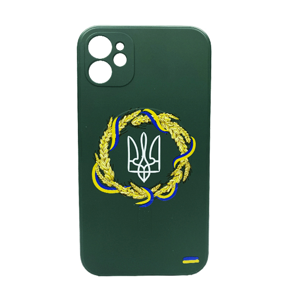 Чехол Wave Ukraine Edition Case для Apple iPhone 12 with MagSafe Coat of Arms