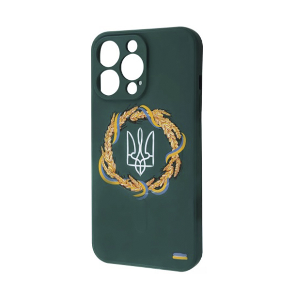 Чохол Wave Ukraine Edition Case для Apple iPhone 12 Pro Max with MagSafe Coat of Arms