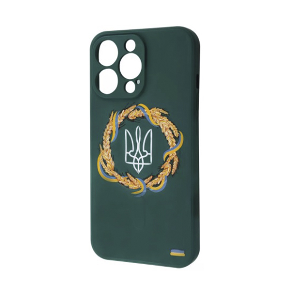 Чохол Wave Ukraine Edition Case для Apple iPhone 13 Pro with MagSafe Coat of Arms