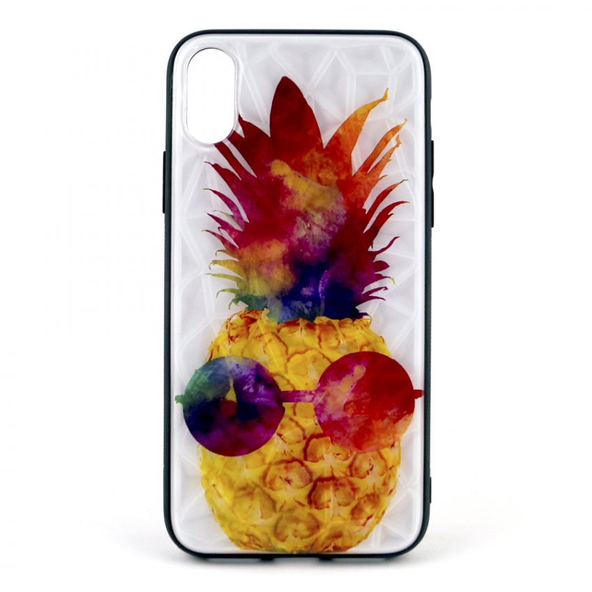 Чохол Crazy Prism для iPhone X/XS Pineapple