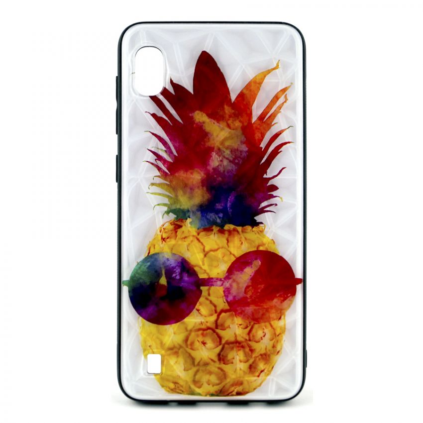 Чехол накладка Crazy Prism для Samsung A10-2019/A105 Pineapple