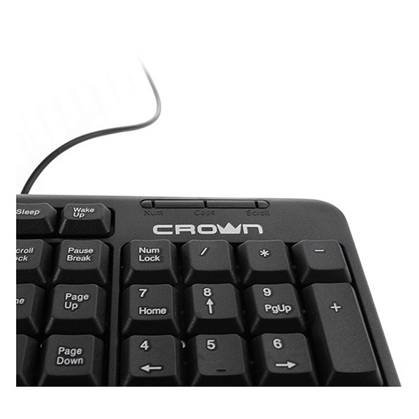 IT/kbrd Клавиатура Crown CMK-02 Black USB