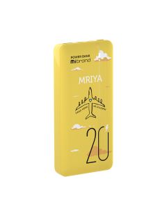 Зовнішній акумулятор Mibrand Mriya 20000mAh 20W Yellow