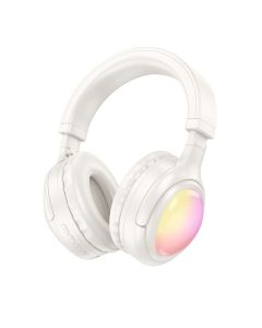 Бездротові навушники HOCO W48 Focus BT headphones Milky white
