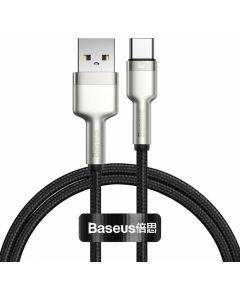 Кабель Baseus Cafule Series Metal Data Cable USB to Type-C 66W 1m Black