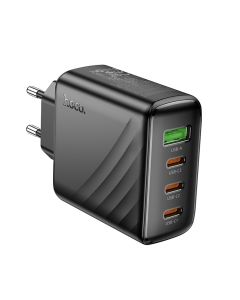 Мережевий зарядний пристрій HOCO CS27A Supply PD67W (3C1A) charger (EU) Black