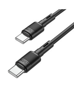 Кабель HOCO X83 Type-C to Type-C Victory 60W charging data cable Black