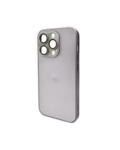 Чохол для смартфона AG Glass Matt Frame Color Logo for Apple iPhone 14 Pro Titanium Grey