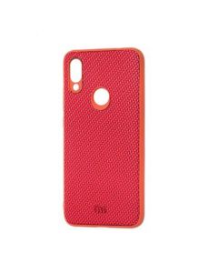Чехол накладка Carbon для Xiaomi Redmi 7 Red