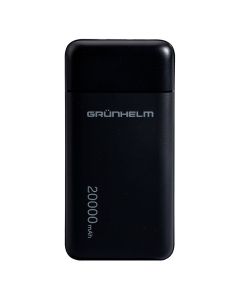 Power Bank, Портативна батарея 20.000 mAh, чорний - GP-27AB (GRUNHELM)