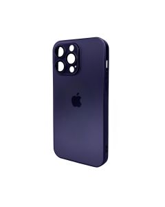 Чохол для смартфона AG Glass Matt Frame Color Logo for Apple iPhone 15 Pro Max Deep Purple