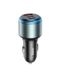 Автомобільний зарядний пристрій HOCO NZ9 Galloper 95W three-port(2C1A) car charger Black
