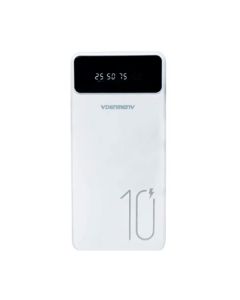 Зовнішній акумулятор Denmen DP19 (10000mAh) White + USB-лампа XO Y1