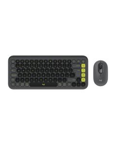 Комплект (клавіатура, миша) бездротовий Logitech Pop Icon Combo Graphite (920-013156)