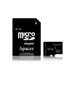 Карта пам'яті Apacer 32 GB microSDHC Class 10 UHS-I + SD adapter AP32GMCSH10U1-R