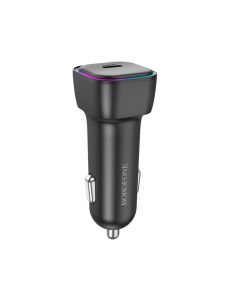 Автомобільний зарядний пристрій BOROFONE BZ28 Trophie single port PD30W car charger Black