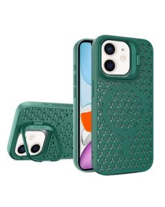 Чохол Silicon Colors Case iPhone 11 with MagSafe  Dark Green