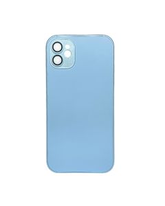 Чохол AG Glass Matte Case for iPhone 12 with MagSafe Blue