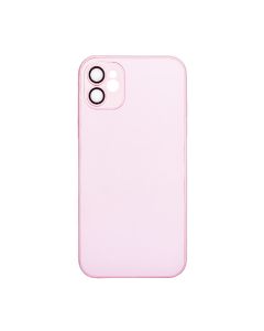 Чохол AG Glass Matte Case for iPhone 12 with MagSafe Pink