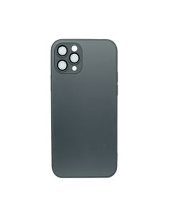 Чохол AG Glass Matte Case for iPhone 12 Pro Max with MagSafe Black