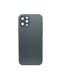 Чехол AG Glass Matte Case for iPhone 12 Pro with MagSafe Black