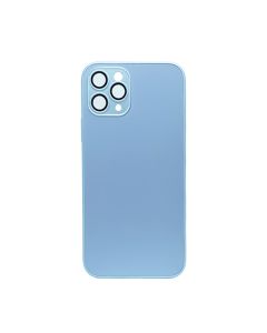 Чохол AG Glass Matte Case for iPhone 12 Pro Max with MagSafe Blue